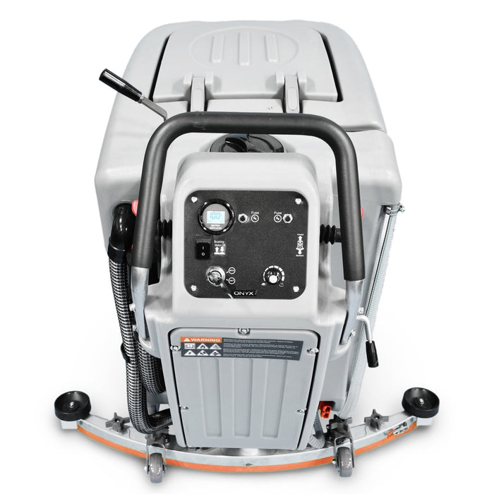 Onyx DX26C, Floor Sweeper-Scrubber, 26", 17 Gallon, Battery, Self Propel, Cylindrical, 3 Year Warranty