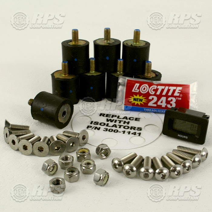 FactoryCat/Tomcat EDGE-7216, Iso Kit 32" DC Scrubber (8) Includes Hardware 120206