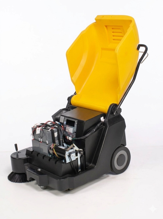 Tornado SWB 26/8, Floor Sweeper, 26", Battery, Push, 9 Gallon Hopper