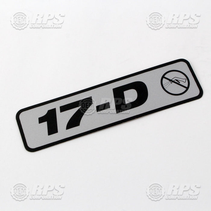 FactoryCat/Tomcat H-017D, Decal,17-D
