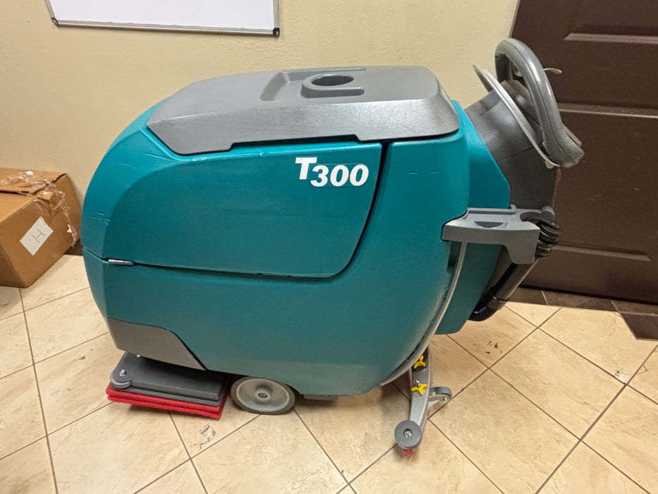 Refurbished Tennant T300, 20" Walk Behind Orbital Floor Scrubber, Battery, Self Propel, 3/1/1 Warranty, Quick Ship