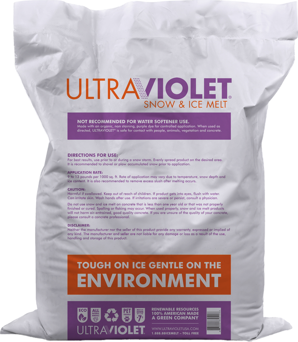 Ultraviolet Ice Melt Extreme- Melts Ice Down To -7 Per Pallet Orders Only