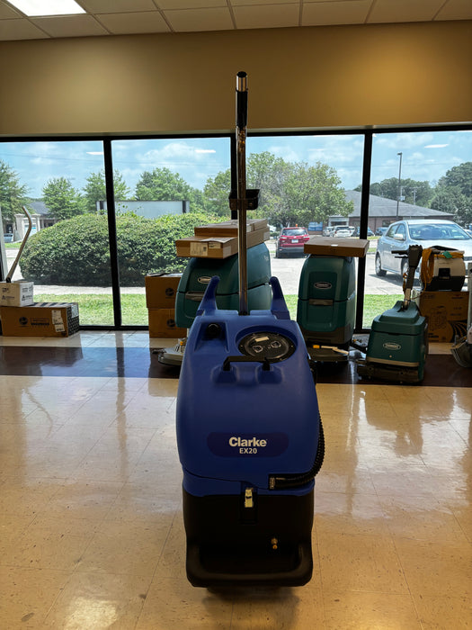 Clarke EX20, Carpet Extractor, 12.5 Gallon, 100 PSI, Cold Water, Single 3 Stage Vac Motor, 1 Year Warranty, Demo Unit