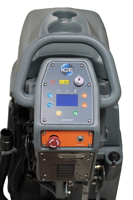ICE i20NBT, Walk Behind Floor Scrubber, 20", 15 Gallon, Battery, Self Propel, Disk, 5 Year Warranty