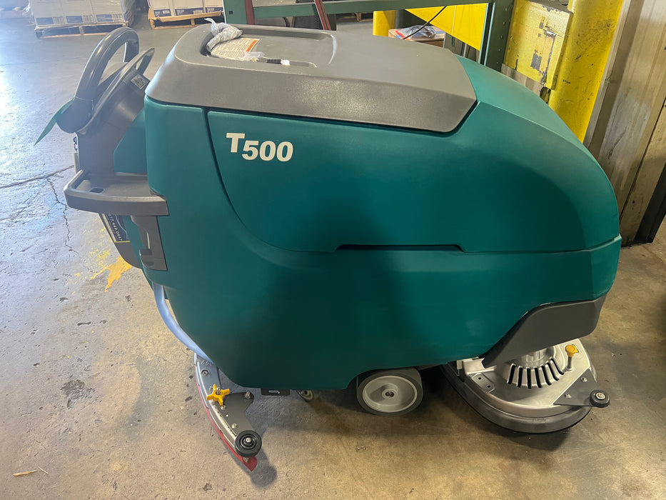 Refurbished, Tennant T500, Walk Behind Floor Scrubber, 28", 22.5 Gallon, Battery, Self Propel, Disk, 9/1/1 Warranty