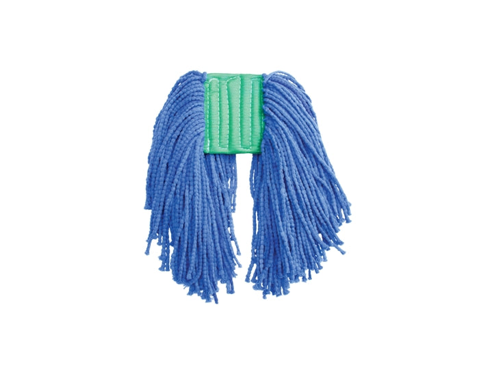 Mop Head, Microfiber, Wet Mop, Blue, 5" headband, #16 Medium, JPB3