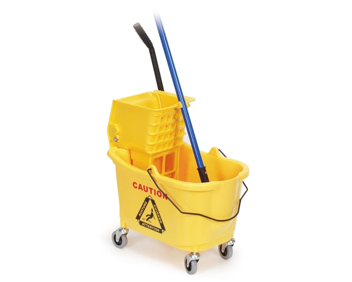 Mop bucket and wringer, 9 Gallon Capacity, Yellow, JPMB