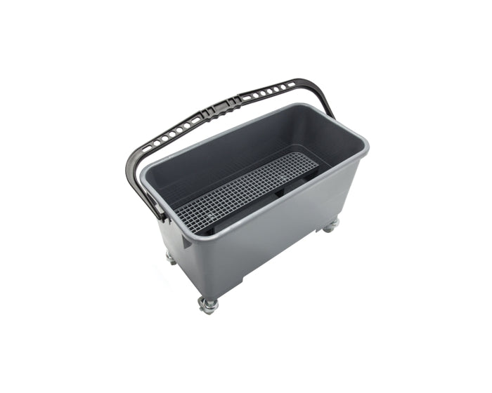 Mop Bucket, Microfiber, 18", 7 Gallon Capacity, Grey, JPMF-G