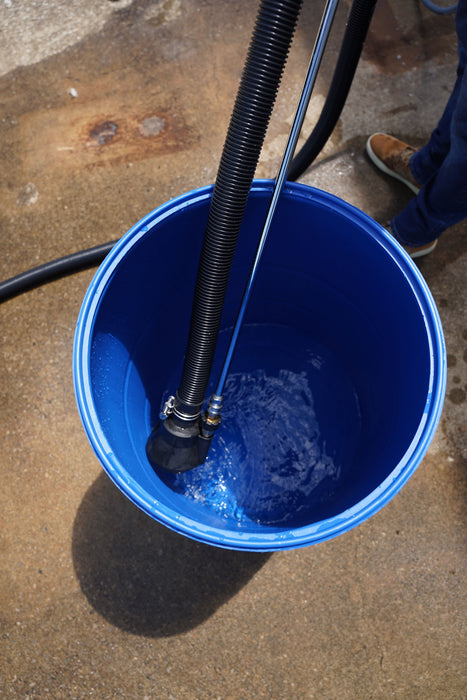 Legacy Sludge Pump Kit with 15-Foot Hose - High-Performance Sludge Extraction from Puddles to Pools