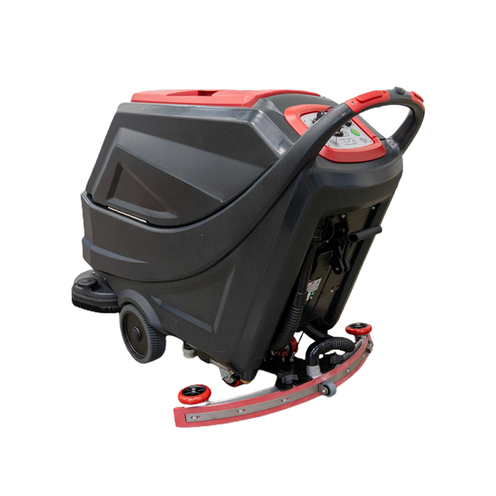 Walk Behind Floor Scrubber, 26", 22 Gallon, Battery, Self Propel, Disk, 3/3/1/1 Warranty