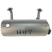 Onyx PT-EW2617 Catalyst Muffler, 852cc OEM Part