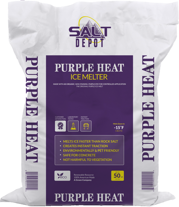 Ultraviolet Purple Heat- Melts Ice Down To -15- Per Pallet Orders Only