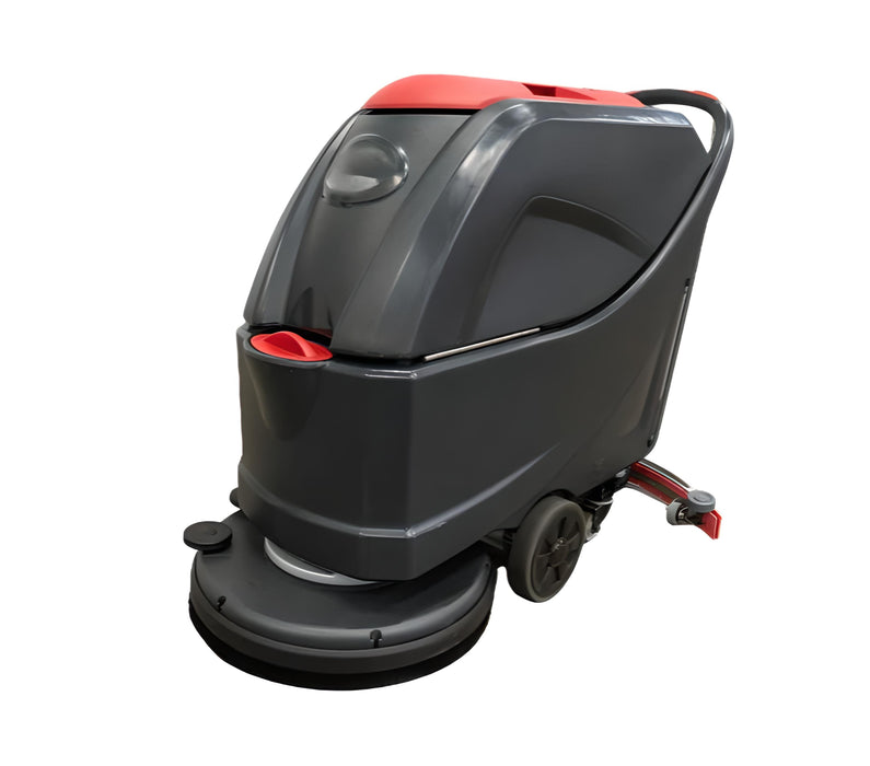 Walk Behind Floor Scrubber, 20", 16 Gallon, Battery, Pad Assist, Disk, 3/3/1/1 Warranty