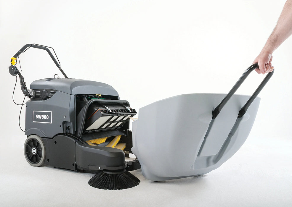 Advance SW900, Floor Sweeper, 41", 15 Gallon Hopper, Battery, Self Propel, Dual Side Broom, 3 Year Warranty