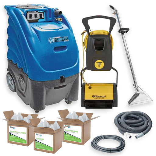 Sandia Sniper, Contractor Special Package, Carpet Extractor Cold Water, CRB Machine