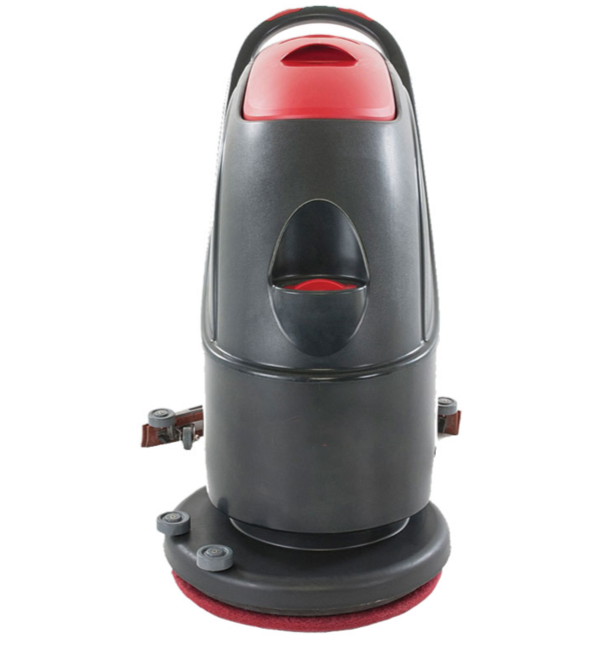 Walk Behind Floor Scrubber, 17", 13 Gallon, Electric, Pad Assist, Disk, 3/3/1 Warranty