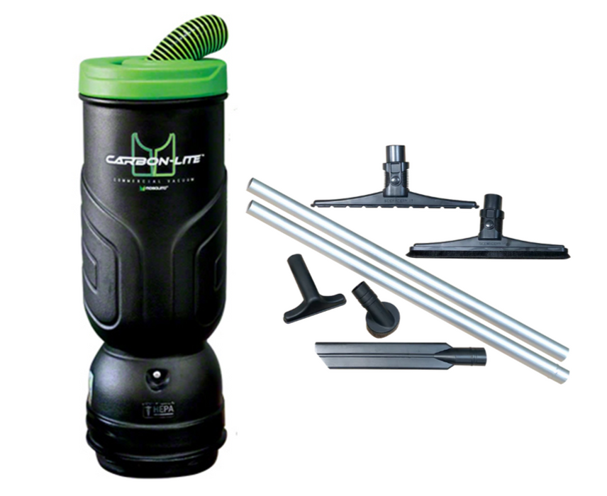 Mosquito Carbon-Lite HEPA, Backpack Vacuum, 6QT or 10QT,  With or Without Tool Kit, 7 Year Warranty