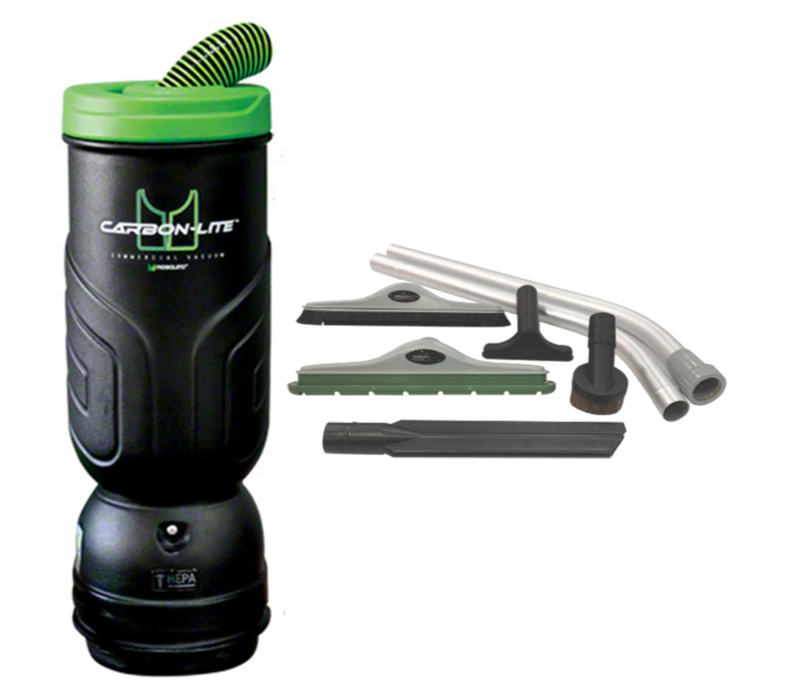 Mosquito Carbon-Lite HEPA, Backpack Vacuum, 6QT or 10QT,  With or Without Tool Kit, 7 Year Warranty