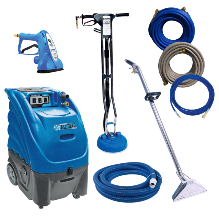 Hard Surface Extractor, Sandia Sniper 80-5000, 12 Gallon, 400-1200 PSI, Cold Water