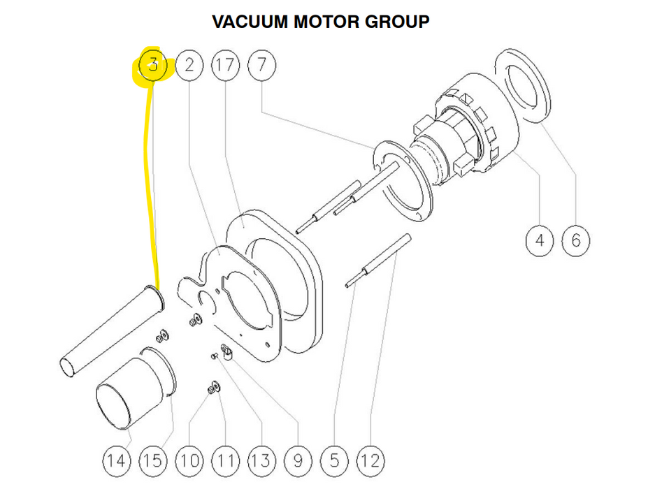 Tennant 897134, Tube