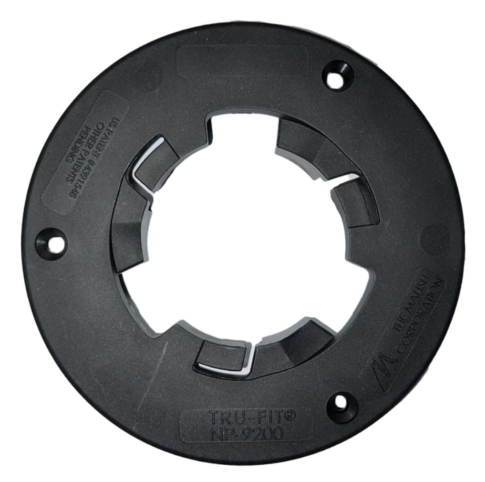 Malish Mal-Grit Scrub™ Rotary Grit Brushes, Includes Pre-Installed Riser and NP-9200 Clutch Plate, 120 Grit