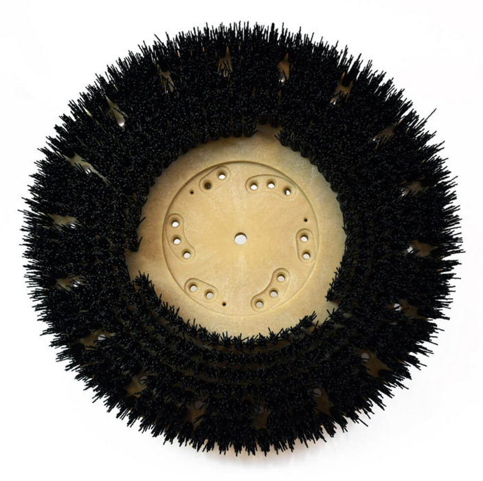 Malish Mal-Grit™ Rotary Grit Brushes, Includes Pre-Installed Riser and NP-9200 Clutch Plate, 80 Grit
