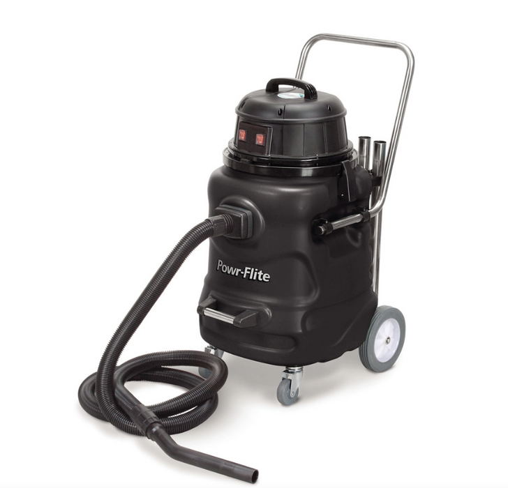 Powr Flite PF58, Wet Dry Vacuum, Shop Vac, 20 Gallon, 192CFM, Dual 1.6HP Motors, With Tool Kit