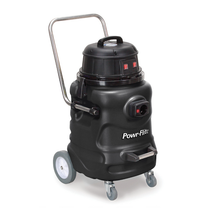Powr Flite PF58, Wet Dry Vacuum, Shop Vac, 20 Gallon, 192CFM, Dual 1.6HP Motors, With Tool Kit