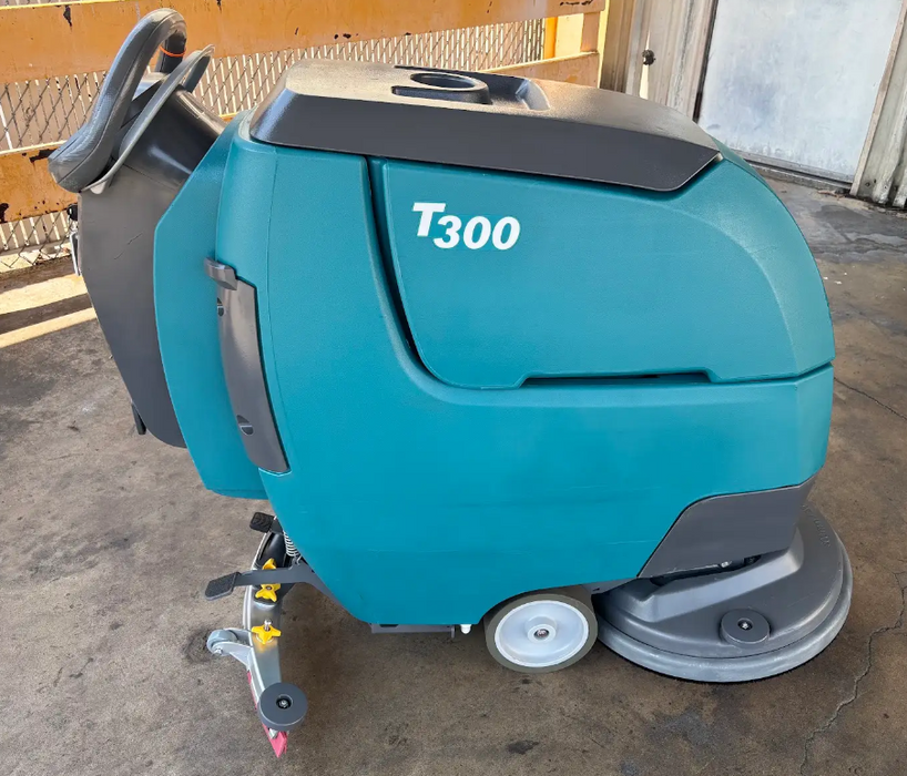 Refurbished Tennant T300, 20" Walk Behind Disk Floor Scrubber, Battery, Self Propel, 3/1/1 Warranty