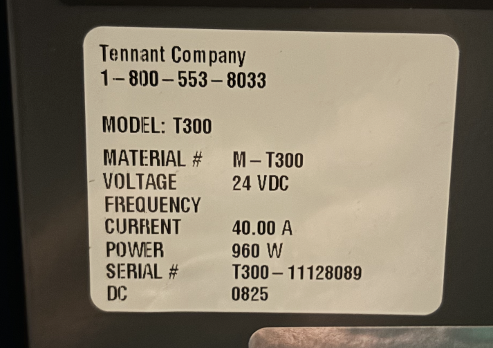 Tennant T300, Walk Behind Floor Scrubber, 20", 11 Gallon, Battery, Self Propel, Orbital, 1 Year Warranty, Year End Sale