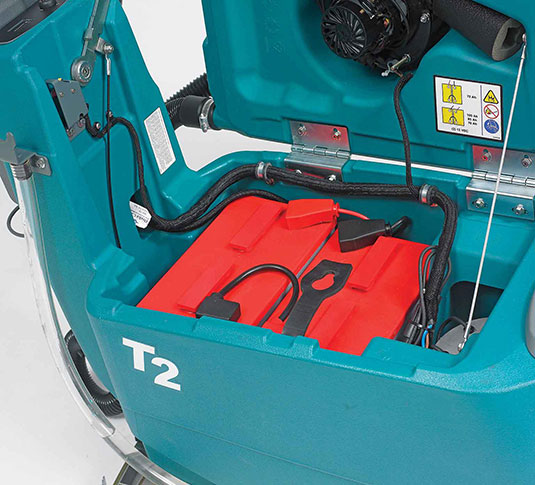 Tennant T2, Walk Behind Floor Scrubber, 17", 7 Gallon, Battery, Pad Assist, Disk, 3 Year Warranty, T2-430-D