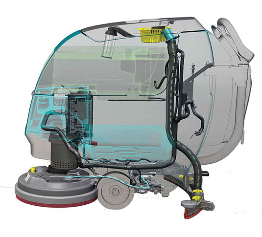 Tennant T300, Walk Behind Floor Scrubber, 20", 11 Gallon, Battery, Pad Assist, Disk, 3 Year Warranty