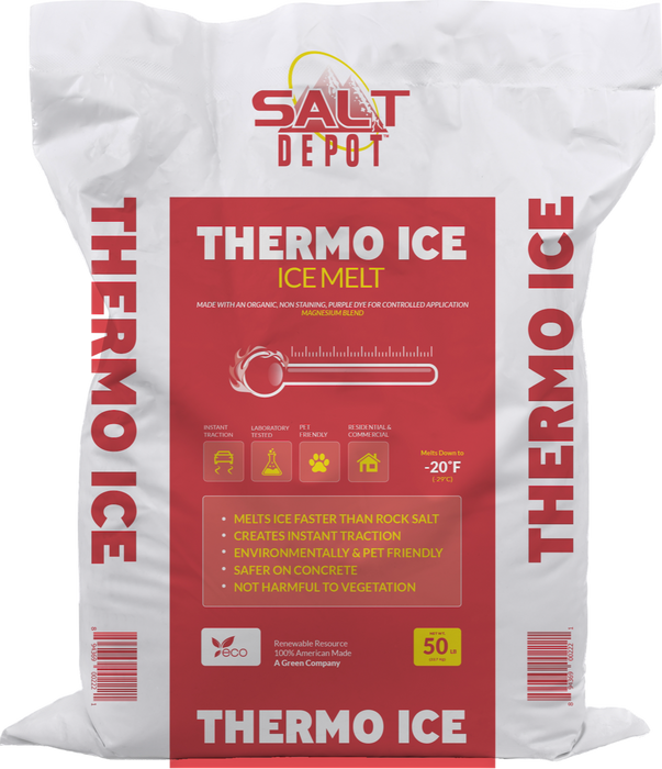 Ice Melt, Ultraviolet Thermo ICE, Melts Ice Down To -20, 50lbs Bag, 49 Per Pallet, Pallet Orders Only