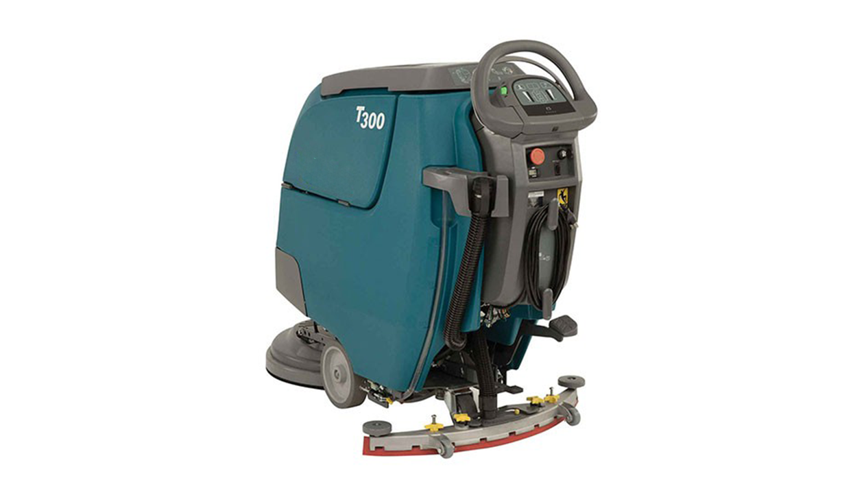 Refurbished Tennant T300, 20" Walk Behind Disk Floor Scrubber, Battery, Self Propel, 3/1/1 Warranty