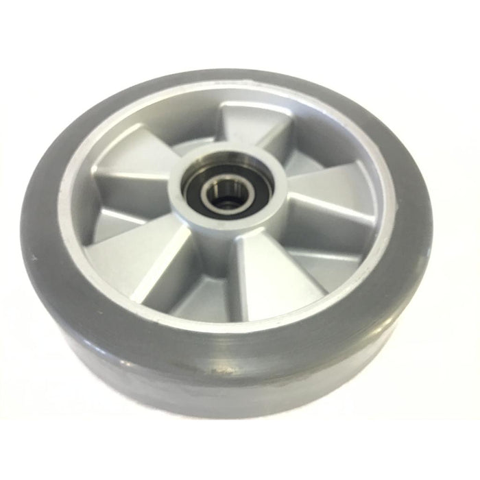Onyx W10855 Wheel, 8" Diameter, Non Marking, Cast Aluminum Hub, W/ Bearings OEM Part