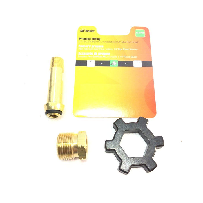 Onyx W11182 Pol (p.o.l.) Soft Nose Propane Tank Fitting, Full Flow, 1/4 Npt OEM Part