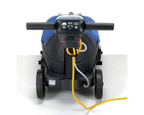 Powr-Flite Powr-Scrub, Floor Scrubber, 16", 4 Gallon, Electric, Cylindrical, Forward and Reverse