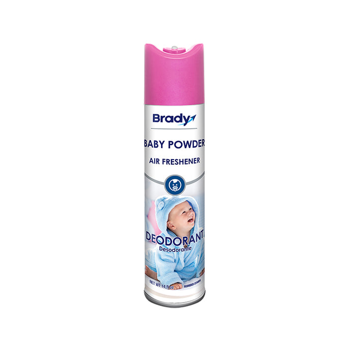 Air Freshener, Baby Powder, 14 oz, 12 per case, VOC Compliant, CI9406
