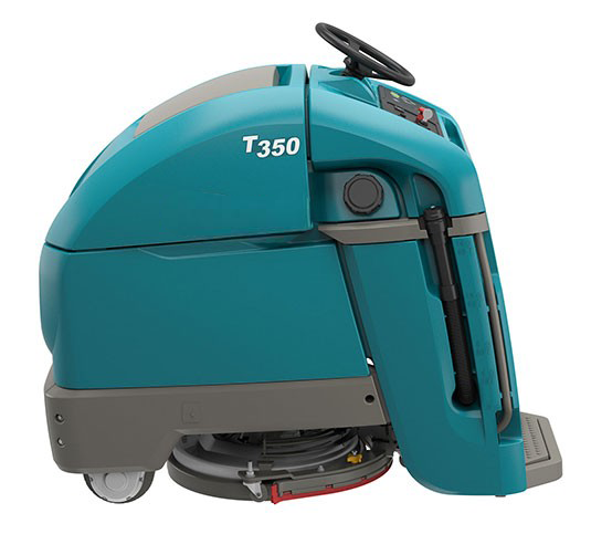 Tennant T350, Floor Scrubber, 20" or 24", 14 Gallon, Stand On, Battery, Disk, 3 Year Warranty