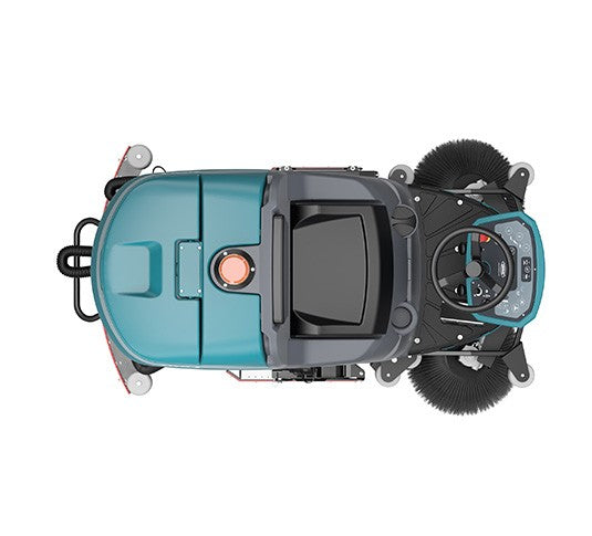 Tennant T981, Floor Sweeper-Scrubber, 30", 33 Gallon, Battery, Ride On, Cylindrical, 3 Year Warranty