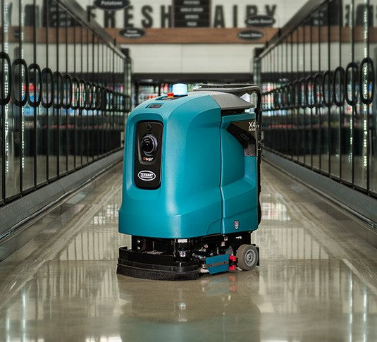 X4ROVR-500-D, Tennant X4 Rovr, Robotic Walk Behind Floor Scrubber, 20", 10 Gallon, Disk, Lithium, 5 Year Software, 3 Year Warranty
