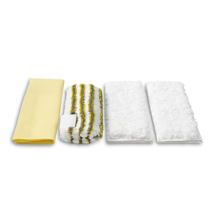 Karcher 2.863-171.0, Steam+Clean Microfiber Cloth Set for Bathrooms (Includes 4 different cloths)