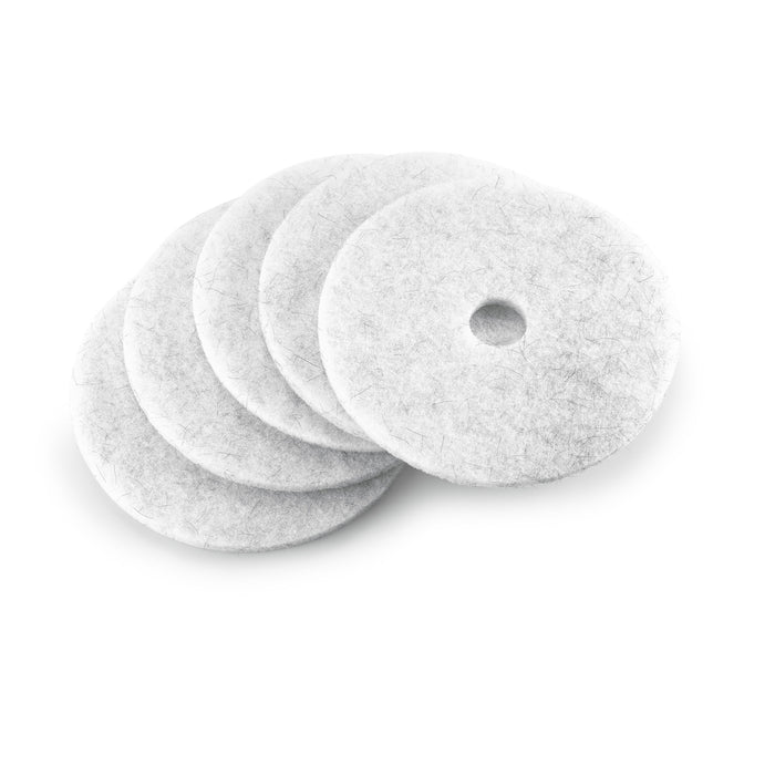 Karcher 6.371-146.0, Beige disc pad, 20 inch, soft, natural hair, for polishing