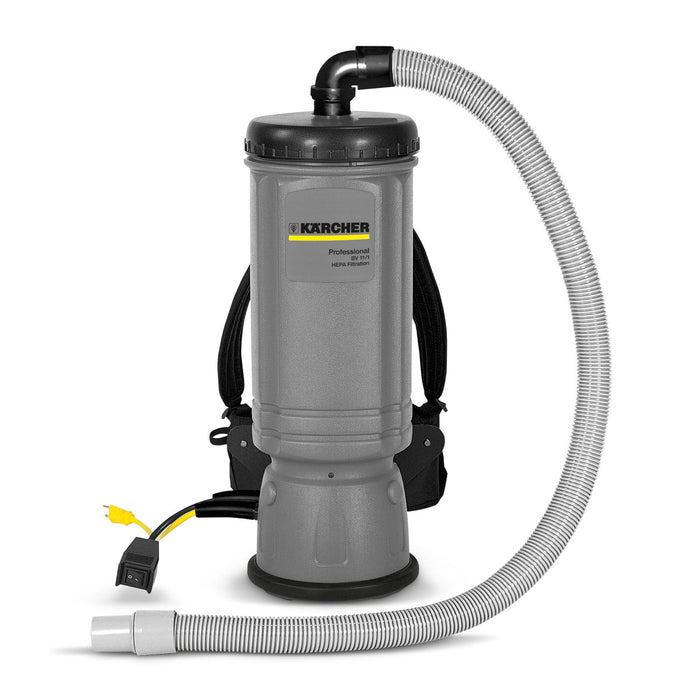 Karcher BV 7/1, Backpack Vacuum, 6QT, 10lbs, With Tools, HEPA, Electric, 1 Year Warranty, 1.014-013.0