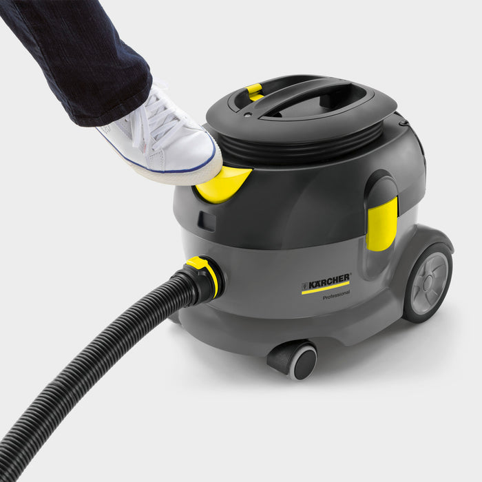 Karcher T 12/1, Canister Vacuum, 3 Gallon, 11.5lbs, 40' Cord, With Tools, Optional HEPA