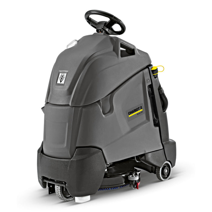 Karcher Chariot iScrub 20 Deluxe, Rider Floor Scrubber, 20", 10 Gallon, Battery,  Disk, 3 Year Warranty