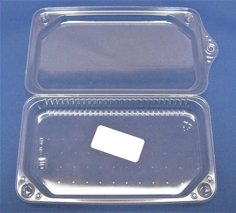 LBH483, Take-Out Container Hinged Large (LG) Clear Hangable, 1000 Per Case