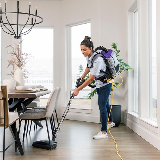 Proteam GoFit 6 PH, Backpack Vacuum, 6QT, Power Nozzle Kit, 12lbs, Electric, With Tools, HEPA, 3 Year Warranty, 107769
