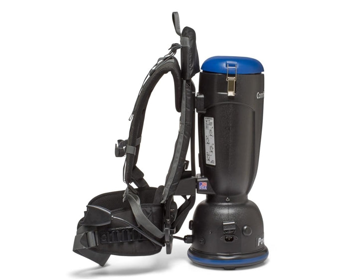 Powr-Flite Comfort Pro BP6S, Backpack Vacuum, 6QT, with Tools and 20' High Dusting Kit, 11.8lbs