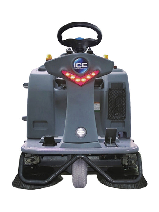 iS1100L, ICE iS1100L+, Floor Sweeper, 44", 21 Gallon Hopper, Ride On, Lithium, 5 Year Warranty
